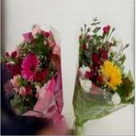 Gerbera,karanfil,krizantem,süs kalp ve gibsoyla çalışılmış 11-13 dal arası buketimiz.