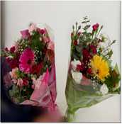 Gerbera,karanfil,krizantem,süs kalp ve gibsoyla çalışılmış 11-13 dal arası buketimiz.